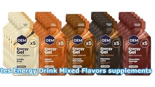 	
Energy Drink Mixed Flavors electrolyte Energy Gel as Sports Nutrition Vitamin Supplement