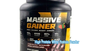 High Protein Whey Protein Powder as Massive Gainer Weight Gain