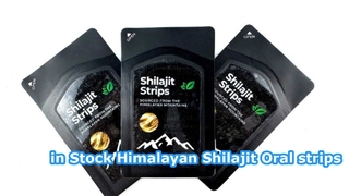 Ready in Stock Himalayan Shilajit Oral Strips for Men Performance and Energy