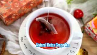 Grape Black Dried Fruit Detox Tea