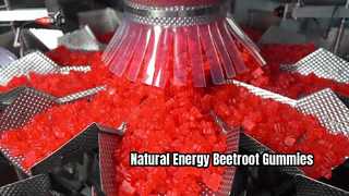 new customized beauty look energy&antioxidant support beetroot gummy