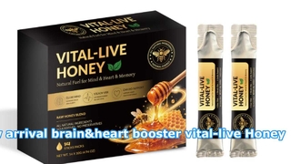 new arrival brain&heart booster vital-live Honey Sachets with memory enhancement function as energy 