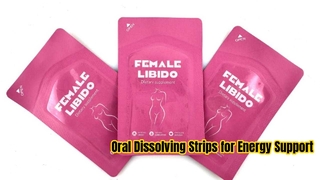 Female Libido Booster Strip with Maca Root Ashwagandha as Energy Mood Enhancer